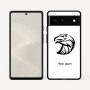 כיסוי בעיצוב אישי עם השם שלך לדגם - Google Pixel 6 5G בעיצוב ראש נשר
