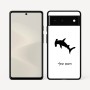 כיסוי בעיצוב אישי עם השם שלך לדגם - Google Pixel 6 5G בעיצוב כריש ראש פטיש