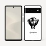 כיסוי בעיצוב אישי עם השם שלך לדגם - Google Pixel 6 5G בעיצוב פני פנטרה