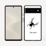 כיסוי בעיצוב אישי עם השם שלך לדגם - Google Pixel 6 5G בעיצוב עכביש