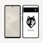 כיסוי בעיצוב אישי עם השם שלך לדגם - Google Pixel 6 5G בעיצוב זאב