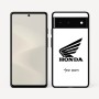 כיסוי בעיצוב אישי עם השם שלך לדגם - Google Pixel 6 5G בעיצוב הונדה