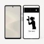 כיסוי בעיצוב אישי עם השם שלך לדגם - Google Pixel 6 5G בעיצוב צלמת - אישה