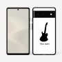 כיסוי בעיצוב אישי עם השם שלך לדגם - Google Pixel 6 5G בעיצוב גיטרה