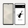 כיסוי בעיצוב אישי עם השם שלך לדגם - Google Pixel 6 5G בעיצוב כינור