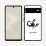 כיסוי בעיצוב אישי עם השם שלך לדגם - Google Pixel 6 5G בעיצוב מזלות - עקרב