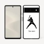 כיסוי בעיצוב אישי עם השם שלך לדגם - Google Pixel 6 5G בעיצוב שחקן בייסבול