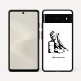 כיסוי בעיצוב אישי עם השם שלך לדגם - Google Pixel 6 5G בעיצוב קאוגירל