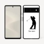 כיסוי בעיצוב אישי עם השם שלך לדגם - Google Pixel 6 5G בעיצוב שחקן גולף