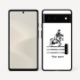כיסוי בעיצוב אישי עם השם שלך לדגם - Google Pixel 6 5G בעיצוב רוכב סוסים