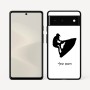 כיסוי בעיצוב אישי עם השם שלך לדגם - Google Pixel 6 5G בעיצוב אופנוע ים