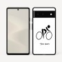כיסוי בעיצוב אישי עם השם שלך לדגם - Google Pixel 6 5G בעיצוב אופניים אולימפיים