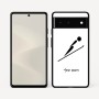 כיסוי בעיצוב אישי עם השם שלך לדגם - Google Pixel 6 5G בעיצוב קפיצת סקי אולימפית
