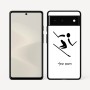 כיסוי בעיצוב אישי עם השם שלך לדגם - Google Pixel 6 5G בעיצוב סקי אולימפי