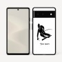 כיסוי בעיצוב אישי עם השם שלך לדגם - Google Pixel 6 5G בעיצוב סקי