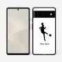 כיסוי בעיצוב אישי עם השם שלך לדגם - Google Pixel 6 5G בעיצוב שחקנית כדורגל - אישה