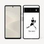 כיסוי בעיצוב אישי עם השם שלך לדגם - Google Pixel 6 5G בעיצוב שחקן טניס