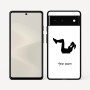 כיסוי בעיצוב אישי עם השם שלך לדגם - Google Pixel 6 5G בעיצוב אישה מתאמנת