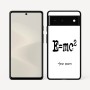 כיסוי בעיצוב אישי עם השם שלך לדגם - Google Pixel 6 5G בעיצוב נוסחת אלברט איינשטיין