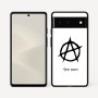 כיסוי בעיצוב אישי עם השם שלך לדגם - Google Pixel 6 5G בעיצוב אנרכיה