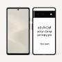 כיסוי בעיצוב אישי עם השם שלך לדגם - Google Pixel 6 5G בעיצוב האלפבית היווני