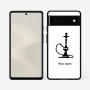 כיסוי בעיצוב אישי עם השם שלך לדגם - Google Pixel 6 5G בעיצוב נרגילה