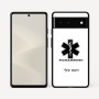 כיסוי בעיצוב אישי עם השם שלך לדגם - Google Pixel 6 5G בעיצוב חובש