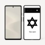 כיסוי בעיצוב אישי עם השם שלך לדגם - Google Pixel 6 5G בעיצוב מגן דוד - מגן דוד - ישראל