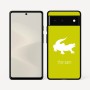 כיסוי בעיצוב אישי עם השם שלך לדגם - Google Pixel 6 5G בעיצוב תנין