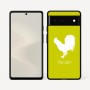 כיסוי בעיצוב אישי עם השם שלך לדגם - Google Pixel 6 5G בעיצוב תרנגול