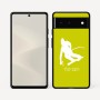 כיסוי בעיצוב אישי עם השם שלך לדגם - Google Pixel 6 5G בעיצוב סקי