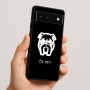 כיסוי בעיצוב אישי עם השם שלך לדגם - Google Pixel 6 5G בעיצוב פרצוף בולדוג