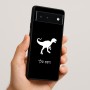 כיסוי בעיצוב אישי עם השם שלך לדגם - Google Pixel 6 5G בעיצוב דינוזאור