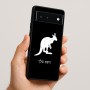 כיסוי בעיצוב אישי עם השם שלך לדגם - Google Pixel 6 5G בעיצוב קנגורו