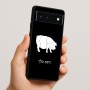 כיסוי בעיצוב אישי עם השם שלך לדגם - Google Pixel 6 5G בעיצוב חזיר