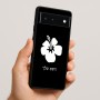 כיסוי בעיצוב אישי עם השם שלך לדגם - Google Pixel 6 5G בעיצוב פרח היביסקוס