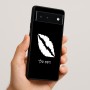 כיסוי בעיצוב אישי עם השם שלך לדגם - Google Pixel 6 5G בעיצוב שפתיים - נשיקה