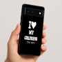 כיסוי בעיצוב אישי עם השם שלך לדגם - Google Pixel 6 5G בעיצוב אוהב את החברה שלי