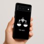 כיסוי בעיצוב אישי עם השם שלך לדגם - Google Pixel 6 5G בעיצוב מזלות - מאזניים
