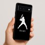 כיסוי בעיצוב אישי עם השם שלך לדגם - Google Pixel 6 5G בעיצוב שחקן בייסבול