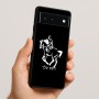 כיסוי בעיצוב אישי עם השם שלך לדגם - Google Pixel 6 5G בעיצוב רוכב סוסים 2