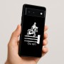 כיסוי בעיצוב אישי עם השם שלך לדגם - Google Pixel 6 5G בעיצוב רוכב סוסים