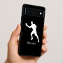 כיסוי בעיצוב אישי עם השם שלך לדגם - Google Pixel 6 5G בעיצוב שחקן פינג פונג