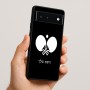 כיסוי בעיצוב אישי עם השם שלך לדגם - Google Pixel 6 5G בעיצוב פינג פונג