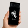 כיסוי בעיצוב אישי עם השם שלך לדגם - Google Pixel 6 5G בעיצוב אופנוע שלג