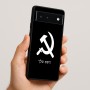 כיסוי בעיצוב אישי עם השם שלך לדגם - Google Pixel 6 5G בעיצוב פטיש ומגל