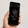כיסוי בעיצוב אישי עם השם שלך לדגם - Google Pixel 6 5G בעיצוב יד