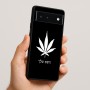 כיסוי בעיצוב אישי עם השם שלך לדגם - Google Pixel 6 5G בעיצוב עלה מריחואנה - גראס