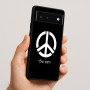 כיסוי בעיצוב אישי עם השם שלך לדגם - Google Pixel 6 5G בעיצוב סמל השלום