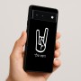 כיסוי בעיצוב אישי עם השם שלך לדגם - Google Pixel 6 5G בעיצוב יד סלע